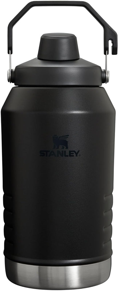 Stanley IceFlow Jarra con Tapa FlowState, Acero Inoxidable Reciclado, 64-96 oz - Negro - 2.8 Litros - 96 onzas