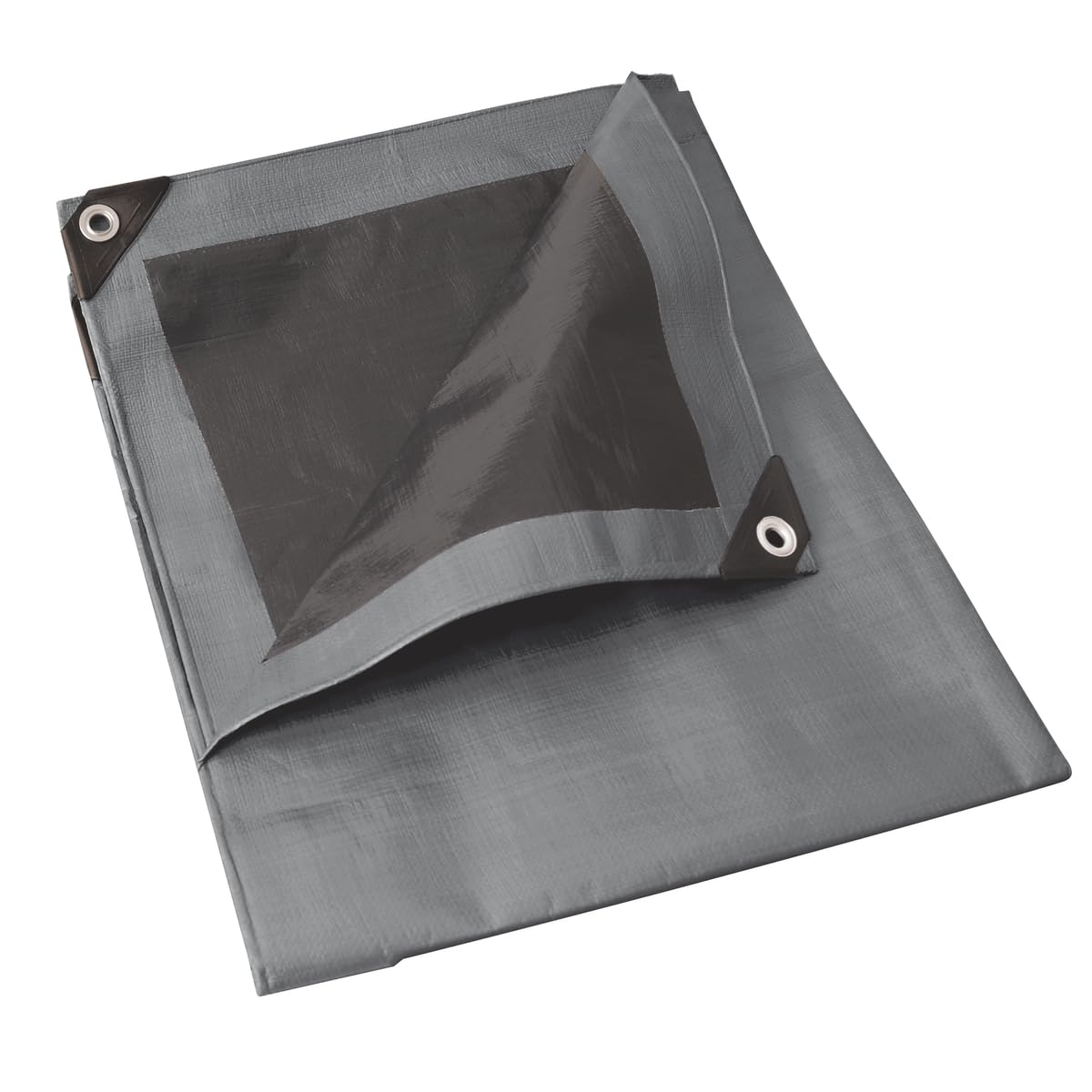 Surtek LR3X6 Lona de polietileno reforzada color gris, 3 x 6 m