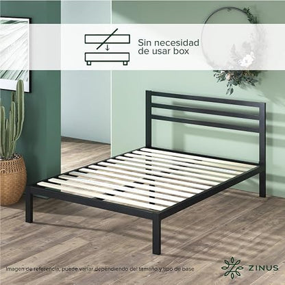 ZINUS Estructura de Cama con Plataforma de Metal
