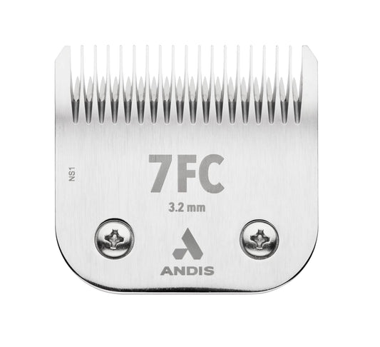 Andis 72605 Ceramicedge Cuchilla Desmontable Tamaño 7FC | Hoja de Acero con Infusión de Carbono y Cerámica | Corte 1/8” (3.2 mm) | Grooming Profesional para Máquinas Andis y Compatibles