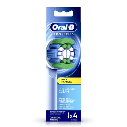 Oral-B Precision Clean, Cabezal Redondo de Repuesto para Cepillo Eléctrico, 4 Unidades