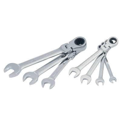 CRAFTSMAN Juego de Llaves Combinadas Métricas con Matraca Reversible por 7 Piezas (CMMT87009)