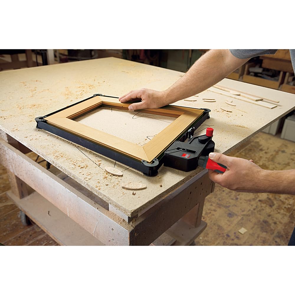 BESSEY VAS-23+2K-CB, abrazadera de correa de ángulo variable de 25 pies con 4 clips