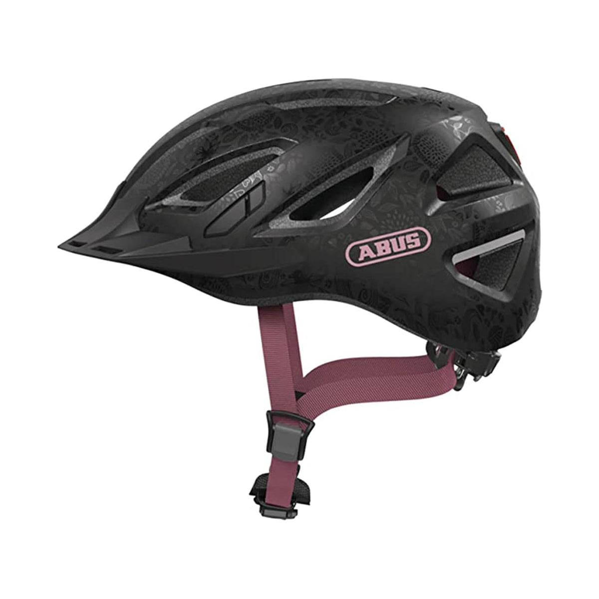 ABUS Stadthelm Urban-I 3.0 - Fahrradhelm mit Rücklicht, Schirm und Magnetverschluss - für Damen und Herren