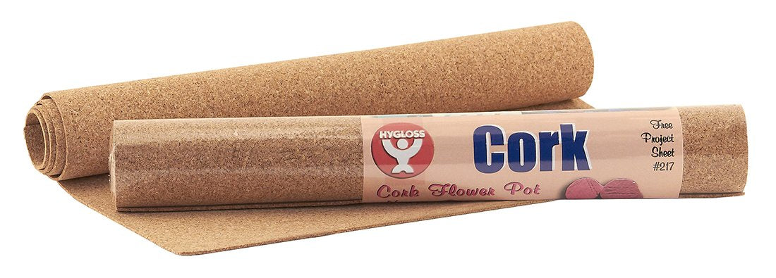Hygloss - Rollo de Corcho de 1,5 mm de Grosor, 12 x 24 Pulgadas, Color café, 1 Unidad