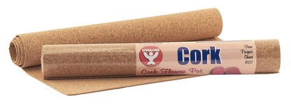 Hygloss - Rollo de Corcho de 1,5 mm de Grosor, 12 x 24 Pulgadas, Color café, 1 Unidad