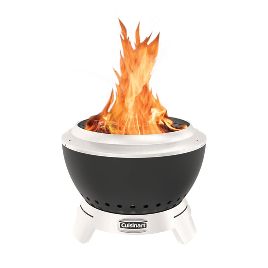 Cuisinart Fogatero Chimenea Cleanburn 50 cm Outdoors | Chimenea sin humo con flujo de aire inteligente,Bandeja de cenizas desmontable,Encendido rápido con una combustión prolongada