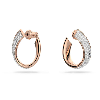 arete Swarovski de aro 5636448 Exist blancos