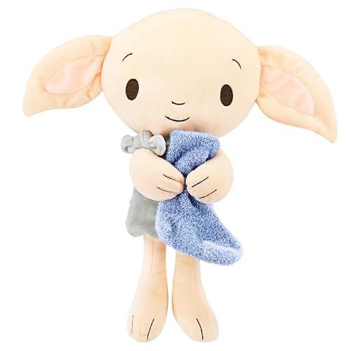 Harry Potter Dobby - Peluche de Peluche para niños, el Adorable Elfo de la casa con su icónico calcetín para bebés, niños pequeños y niños, 15 Pulgadas