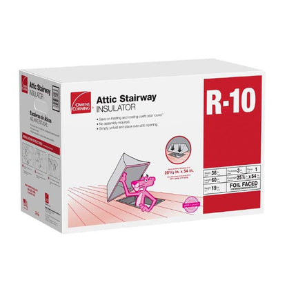 Owens-Corning 541799 R-10 ático Stairway aislante, para aberturas de hasta 24,5 por 137.2 cm
