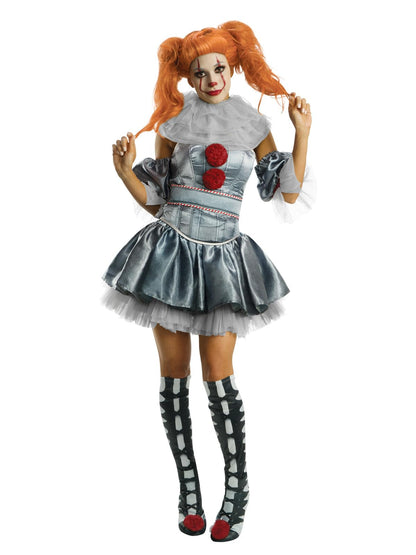 Rubie's It Movie Deluxe Pennywise Costume Disfraces de tamaño adulto Mujer
