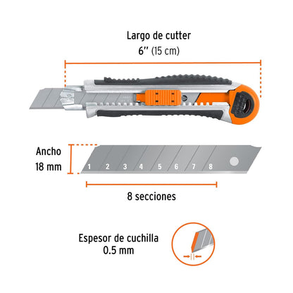 Truper Expert CUT-6XX, Cutter 6" reforzado, Alma m talica