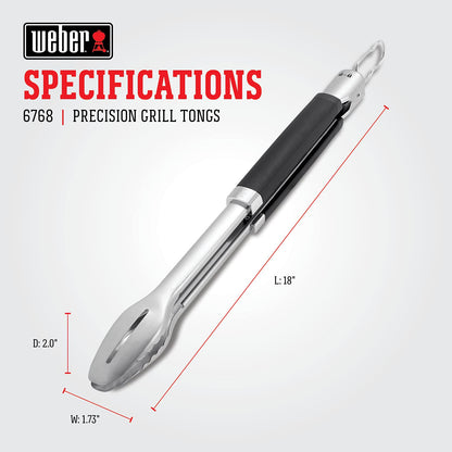 Weber Pinzas para Asar Precision con Mango Antideslizante
