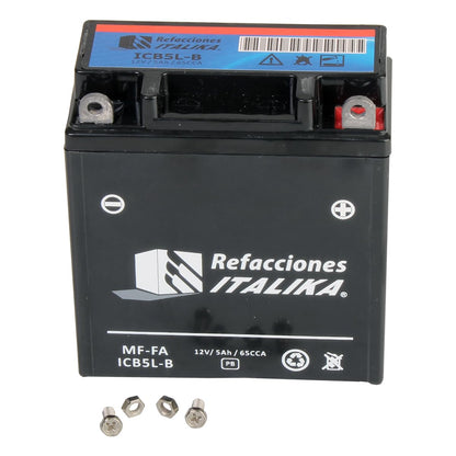 Italika Batería Original MF-FA ICB5L-B 12V 5Ah