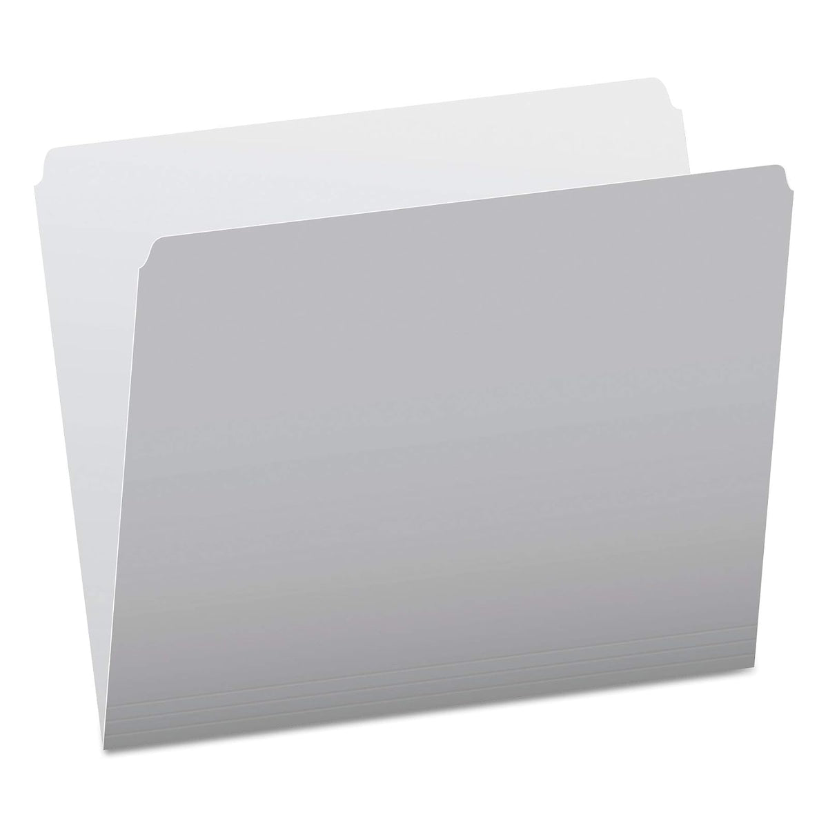 Pendaflex 152GRA - Carpetas de archivo de colores, corte recto, pestaña superior, letra, gris/gris claro (caja de 100)