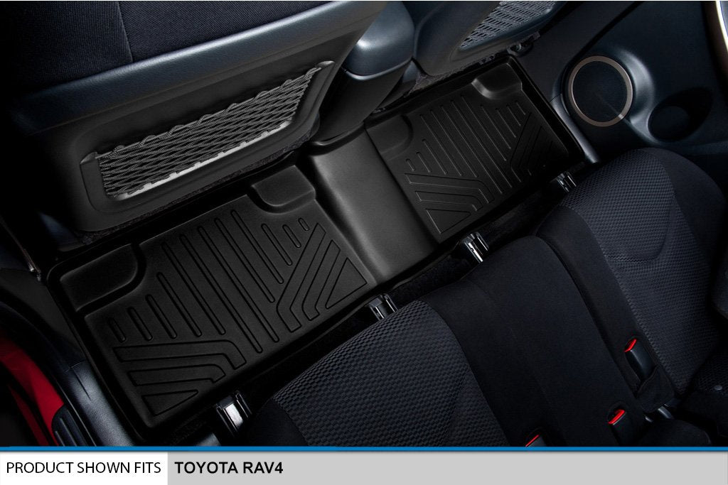 SMARTLINER - Juego de Alfombrillas de 2 Filas para Toyota RAV4 2006-2012