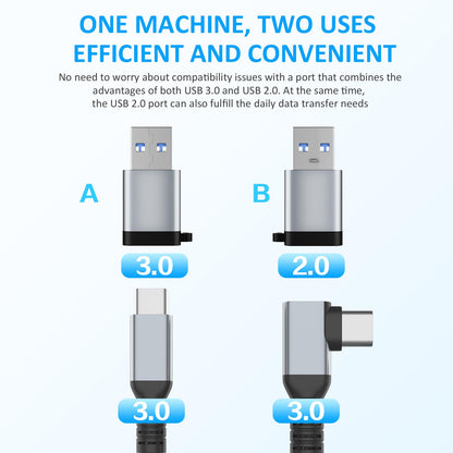 Cable Link VR de 16 pies compatible con Meta Oculus Quest 2/Quest 3/Pro Pico, accesorios trenzados de nailon y juegos de PC Steam VR, cable USB 3.0 de transferencia de datos tipo C, para auriculares VR