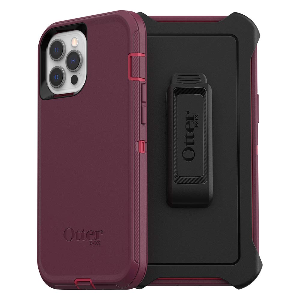 OtterBox Funda Defender Series Screenless Edition para iPhone 12 Pro Max - BERRY POTION - Estuche