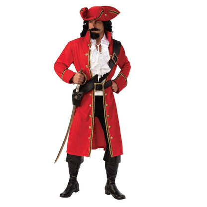 Rubies Pirate Captain Mens Adult Buccaneer Costume