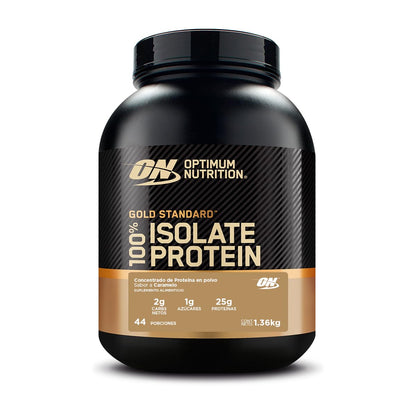 Optimum Nutrition Gold Standard 100% Isolate Proteína Whey en Polvo - Salted Caramel - 3.11 lb