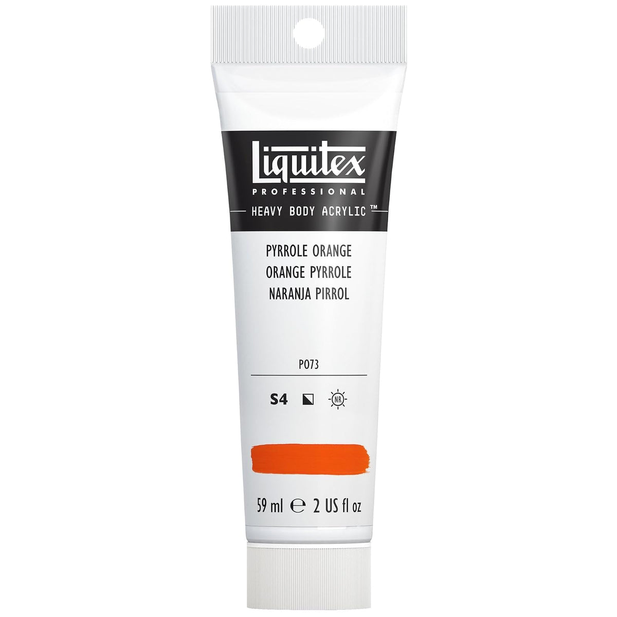 Liquitex Heavy Body pintura acrílica Brilliant Purple 59 ml - Naranja (Pyrrole Orange 323)