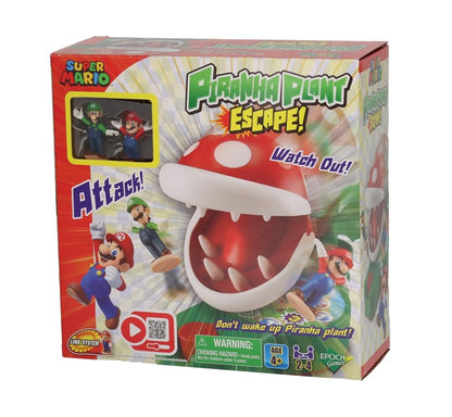 EPOCH Super Mario Fireball Stadium Juego de Acción de Mesa para 2 Jugadores - Piranha Plant Escape