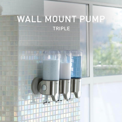 simplehuman, dispensadores de pared triples