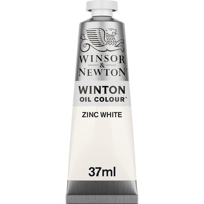 Winsor & Newton Winton Pintura al Óleo, Tubo de 37 ml, Dark Verdigris y Más Colores - Blanco zinc