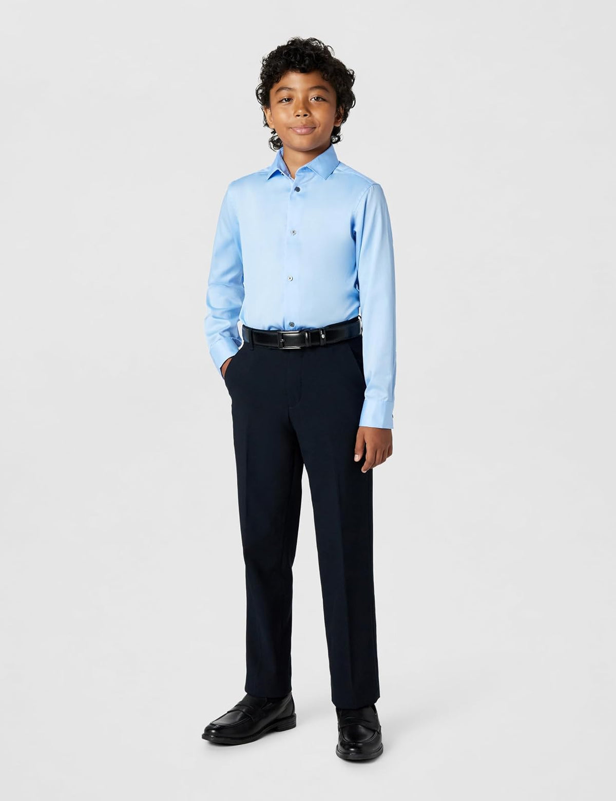 Calvin Klein- Camisa de vestir, para niños