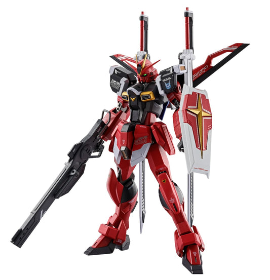 TAMASHII NATIONS - Sword Impulse Spec II, Metal Robot Spirits, Seed | Sword Silhouette, Excalibur con perspectiva, rail gun, escudo y beam boomerang incluidos. Markings originales de película.