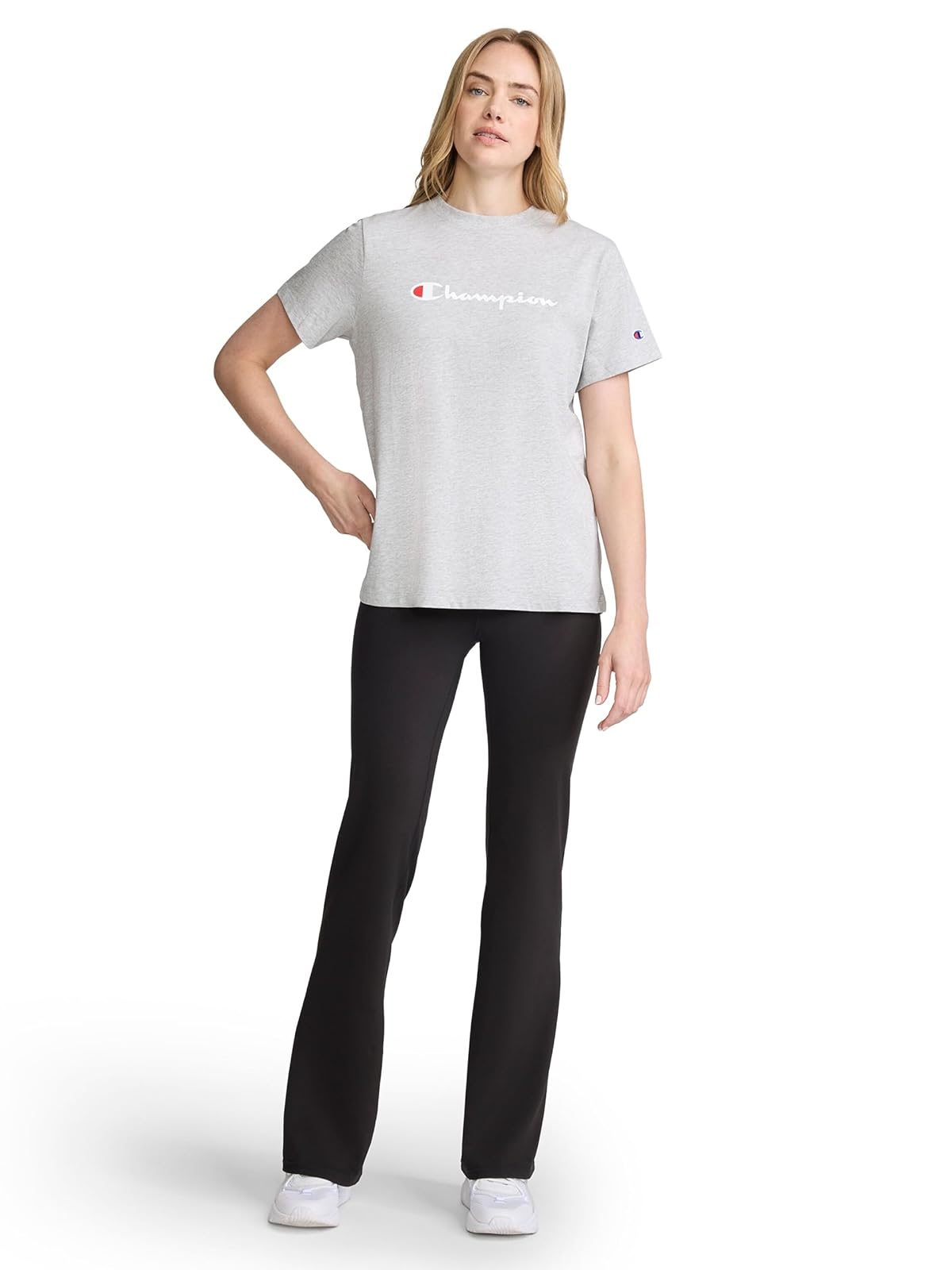 Champion Playera clásica. Camiseta para Mujer