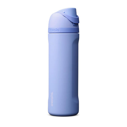 Owala FreeSip Botella de Agua con Popote de Acero Inoxidable, 32-40 oz - azul (Out of the BLUE) - 24 Ounces