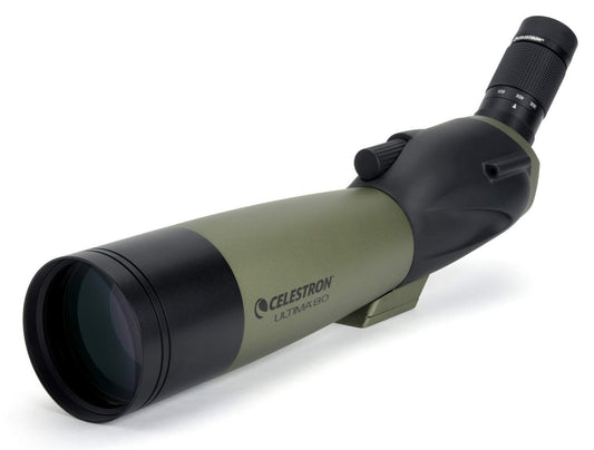 Celestron Ultima 80-45° - Telescopio (Gris, 406 mm, 1.62 kg, Revestimiento múltiple (FMC))