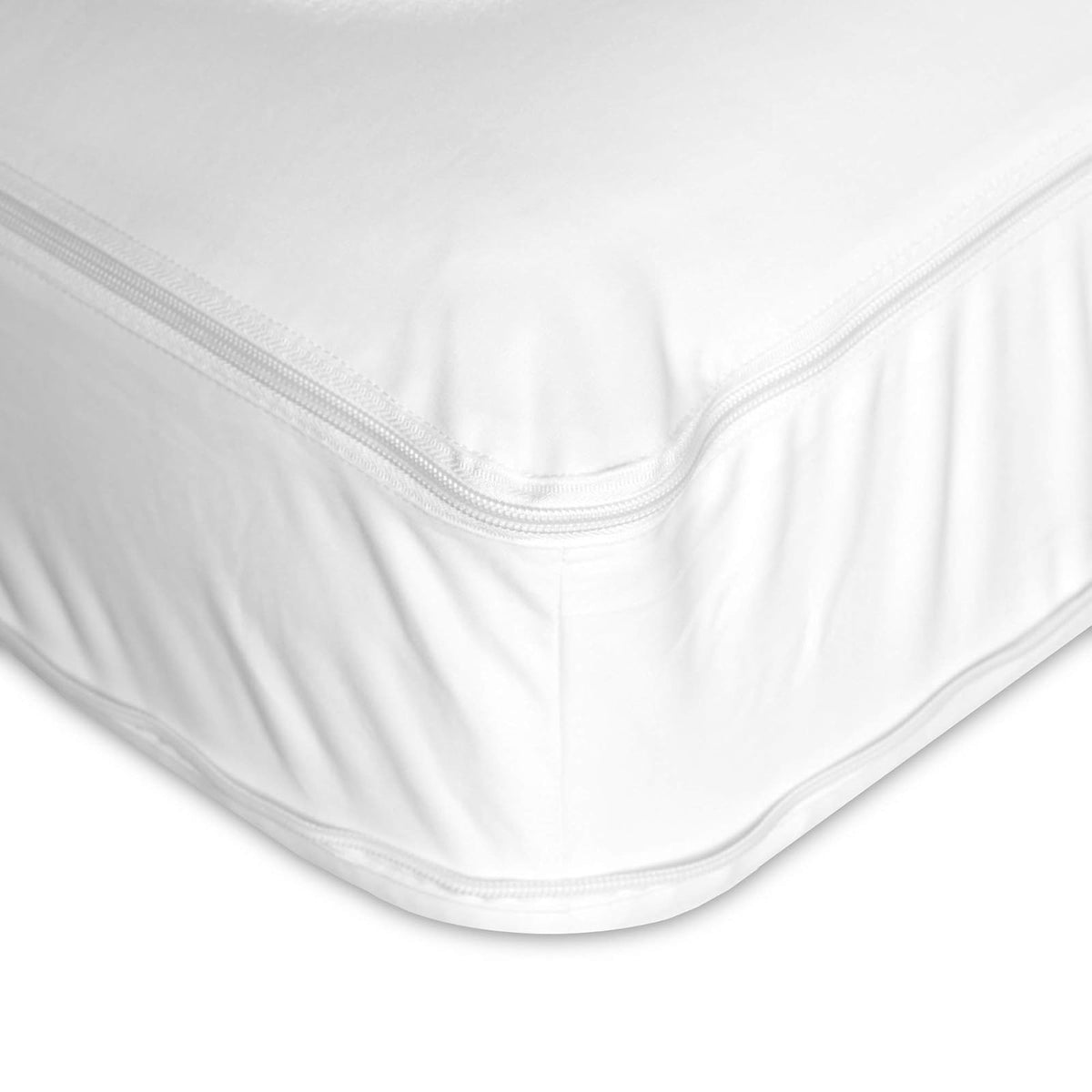 Fashion Bed Group Leggett & Platt Home - Textiles para el hogar Paquete de prevención de chinches de Cama Paquete Premium para colchones, Sólido, Blanco, Queen, 1