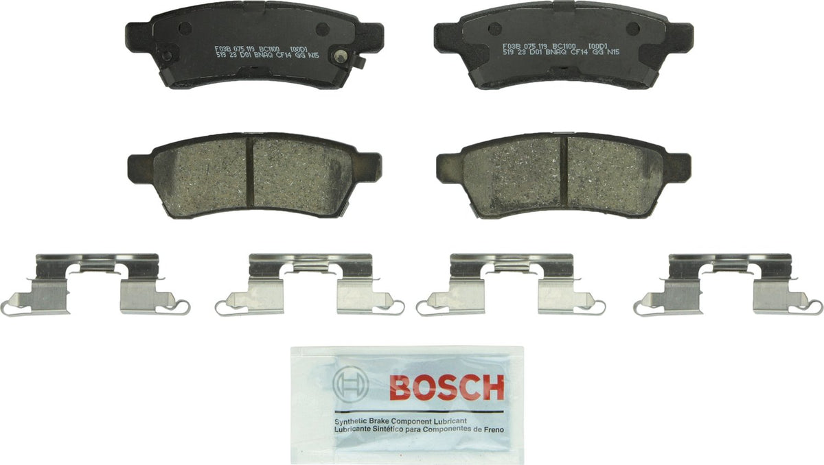 Bosch QuietCast Premium Pastillas de Freno Cerámicas - Posterior - 1100 - 1100-1299