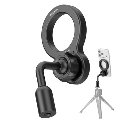 NEEWER Soporte Magnético Doble para Celular con Rosca 1/4 Pulg - PA149