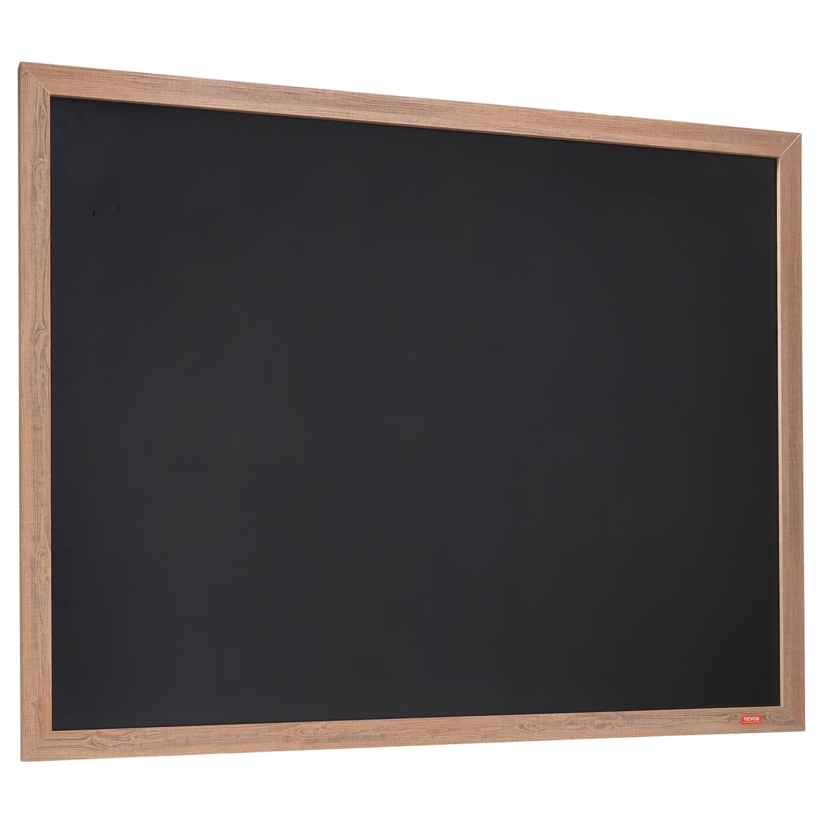 VEOVR - Tabla de gis magnética, carteles para colgar con tizas y borrador, letrero de pizarrón de madera clásico, calendario enmarcado de color café rústico y tablas combinadas, 35 x 46 pulgadas,