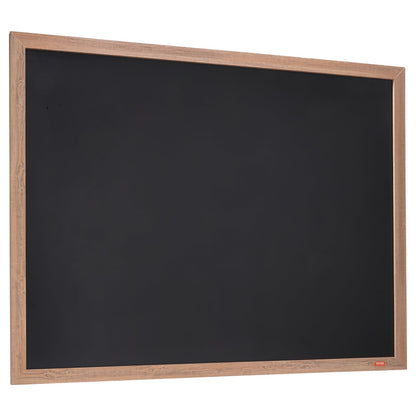 VEOVR - Tabla de gis magnética, carteles para colgar con tizas y borrador, letrero de pizarrón de madera clásico, calendario enmarcado de color café rústico y tablas combinadas, 35 x 46 pulgadas,