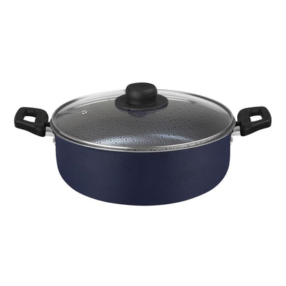 Ekco Cacerola con Tapa Classic de Aluminio Antiadherente - 3 Litros - Azul