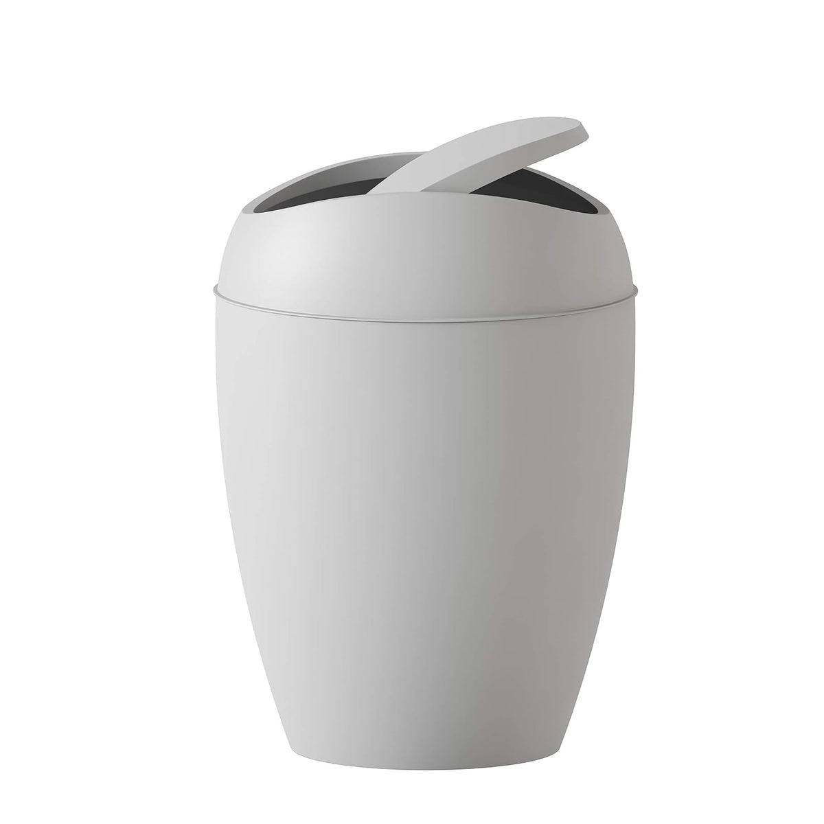 Umbra Bote de basura Twirla con tapa abatible 9L, gris