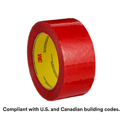 3M Construction Seaming Tape 8087 Red, 72 mm x 50M, 2 13/16 in x 55 yd (Pack of 1)