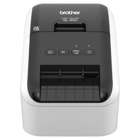 BROTHER Impresora de etiquetas profesional de alta velocidad Brother QL-800 | Impresora para etiquetas profesional, ideal para identificadores, envíos y sobres. Hasta 93 etiquetas por minuto