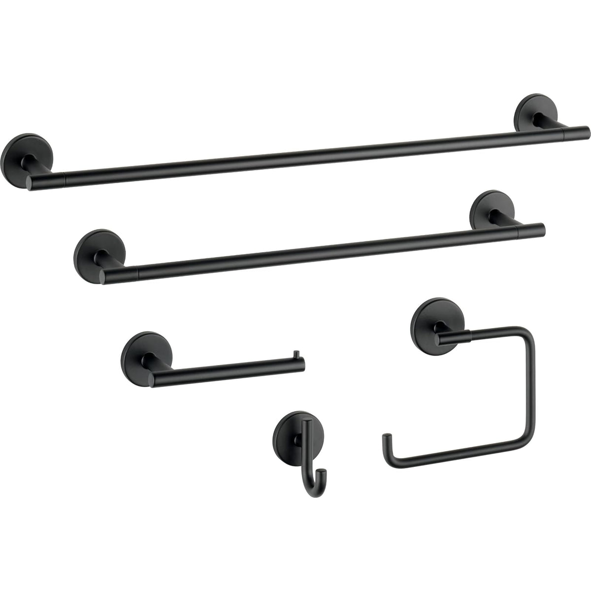Delta Faucet 75935-BL Trinsic - Gancho para bata, color negro mate
