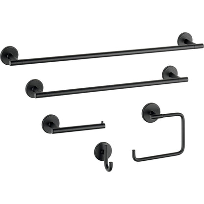 Delta Faucet 75935-BL Trinsic - Gancho para bata, color negro mate