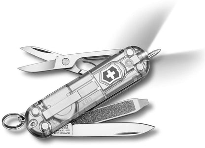 Victorinox Navaja Signature Lite, Plata Transparente, 7 Usos