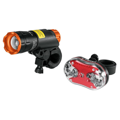 Truper LIBI-K2, Juego de Linterna Delantera y Trasera para Bicicleta
