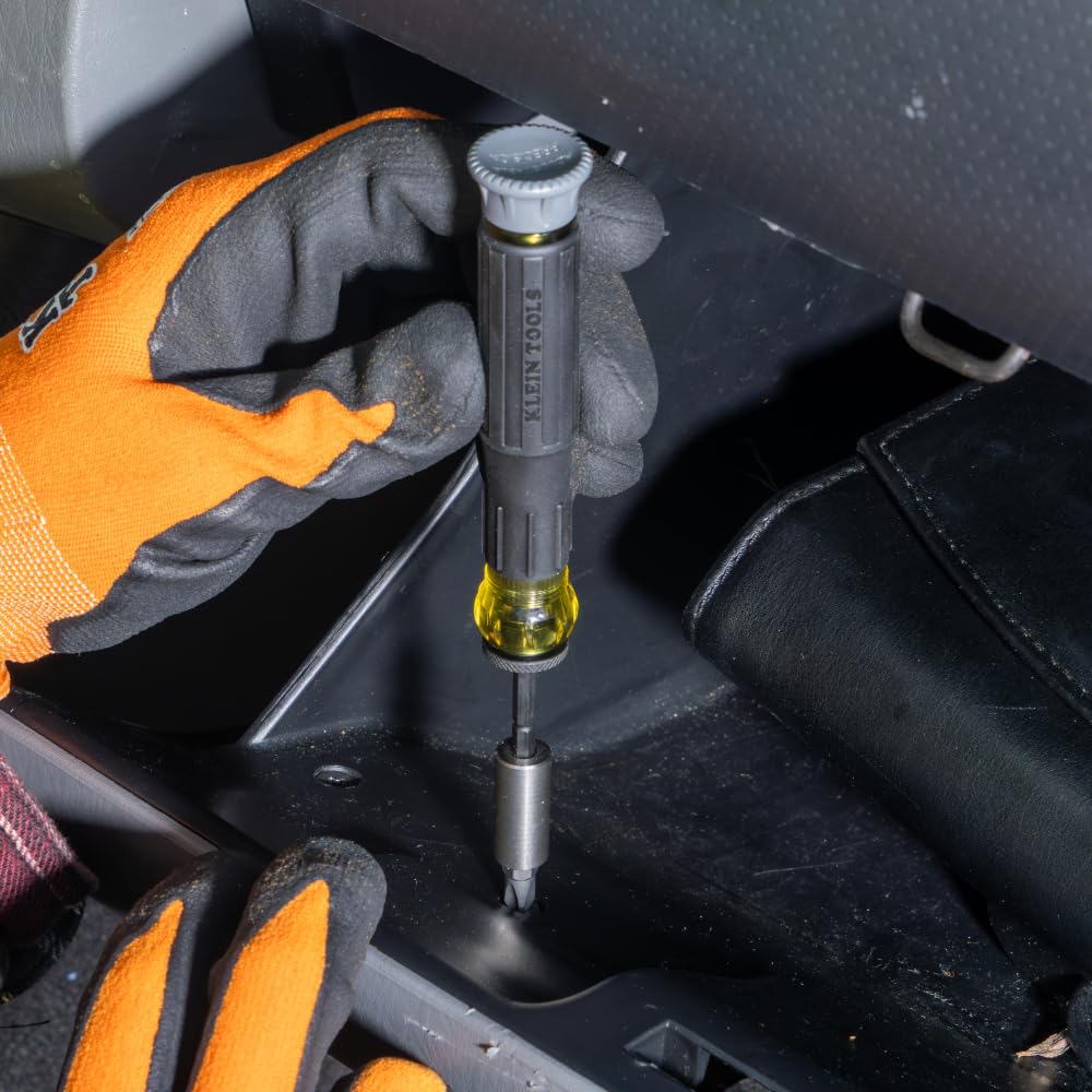Klein Tools 32787 Juego de destornilladores de precisión de 64 piezas con carcasa modular, magnético, precisión, brocas estándar y tuercas
