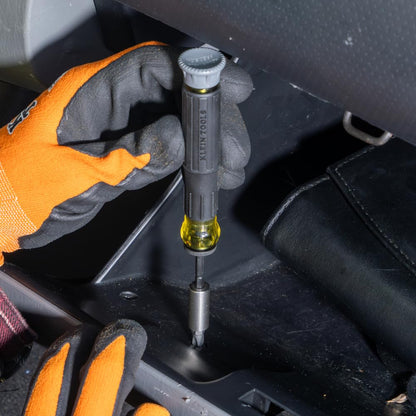 Klein Tools 32787 Juego de destornilladores de precisión de 64 piezas con carcasa modular, magnético, precisión, brocas estándar y tuercas