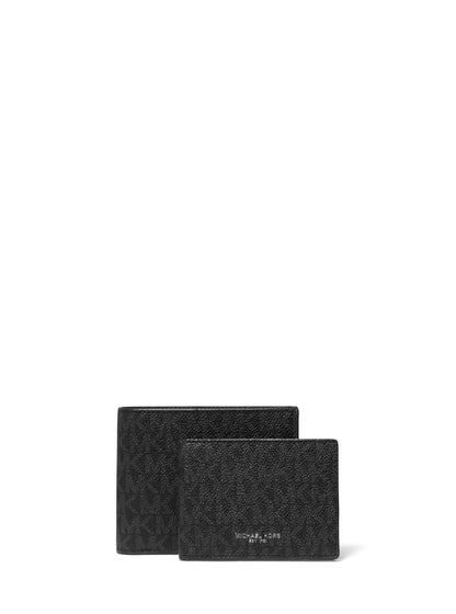 Michael Kors Greyson Billetera Billetera con Passcase, color negro, talla única