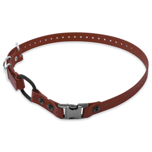 Educator - Collar de Perro elástico a presión rápida, biothano, Impermeable, Resistente al Olor, Cierre fácil de conectar y desconectar y Anillo en D con Lazo elástico cómodo, Ajustable para Ajuste
